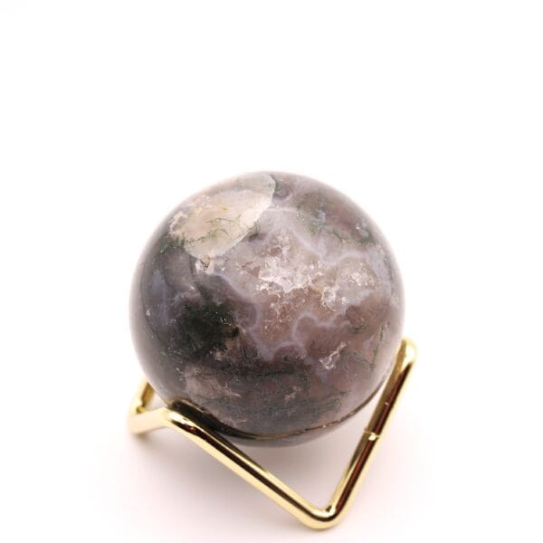 Moss Agate Sphere🌿 - Image 5