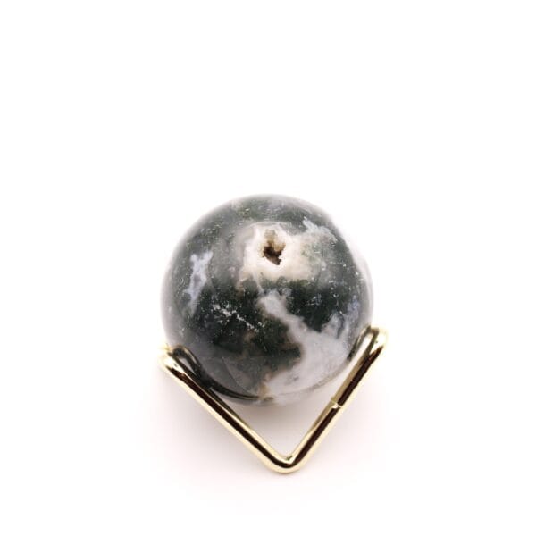 Moss Agate Sphere🌿 - Image 3