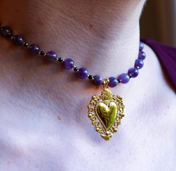 Collier Anna 👑in Ametista - immagine 4