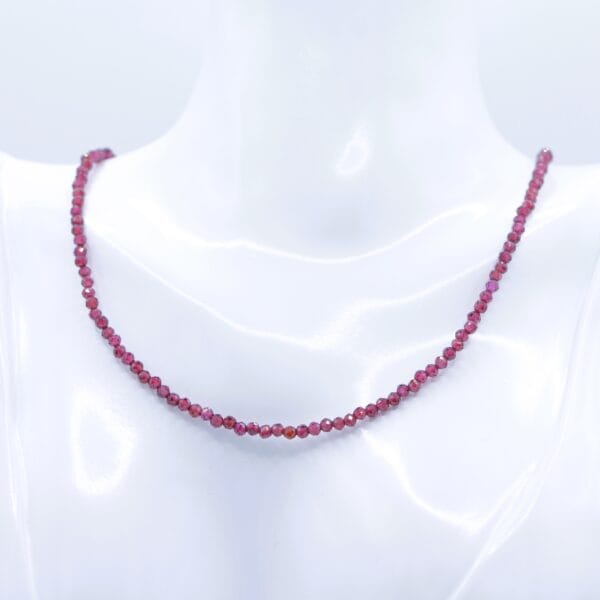 Collana e/o bracciale di Granato🔥Argento 925