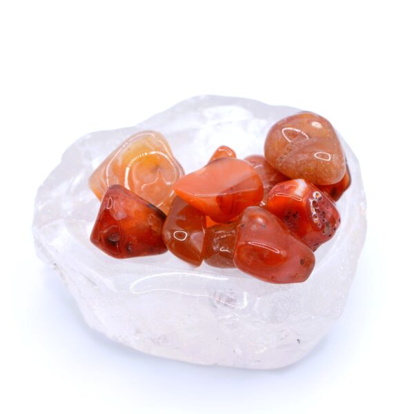 Tumbled carnelian🔥