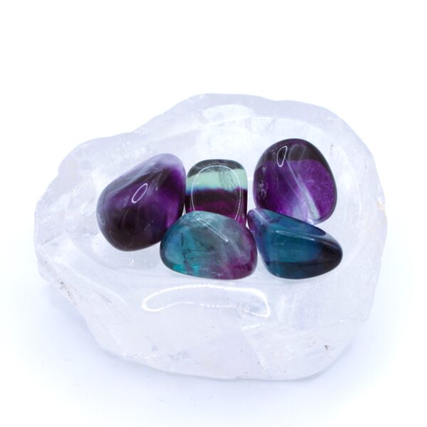 Tumbled fluorite✨Grade A and B - Image 2