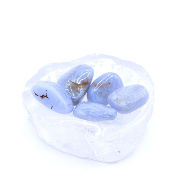 Tumbled chalcedony🩵Grade A - Image 2