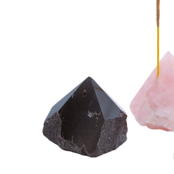 Rose Quartz/Tormaline/Ialine Quartz Incense Holder✨🪽 - Image 4