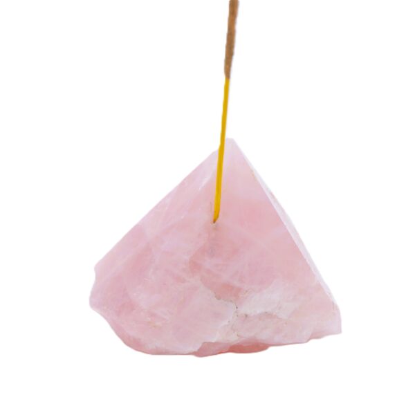 Rose Quartz/Tormaline/Ialine Quartz Incense Holder✨🪽 - Image 2