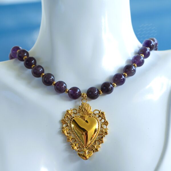 Collier Anna 👑in Ametista - immagine 2