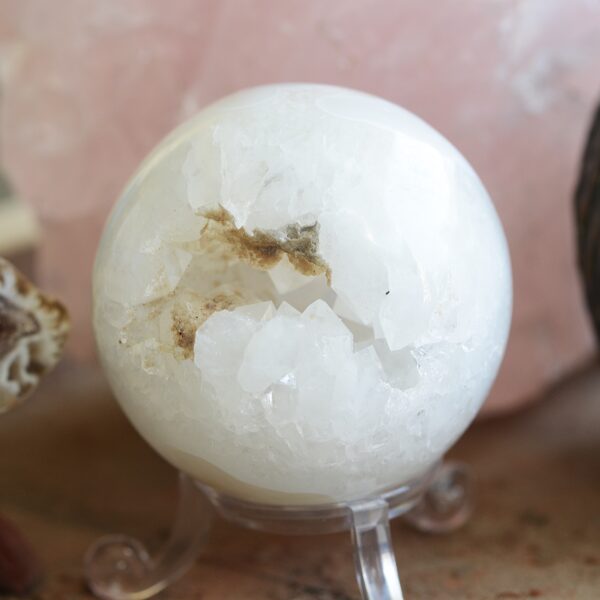 Sfera di Agata con Druse (diverse varianti di druse)✨ - immagine 4