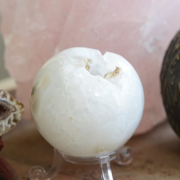 Sfera di Agata con Druse (diverse varianti di druse)✨ - immagine 5