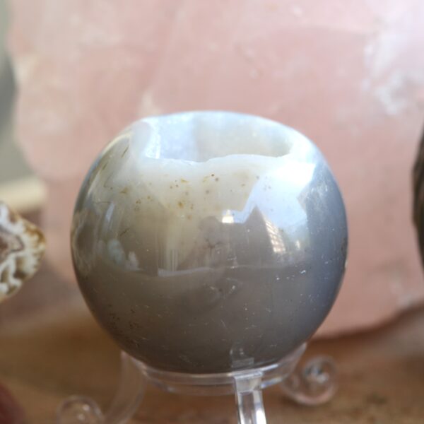 Sfera di Agata con Druse (diverse varianti di druse)✨ - immagine 8