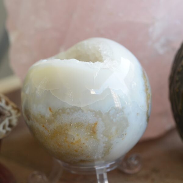 Sfera di Agata con Druse (diverse varianti di druse)✨ - immagine 18