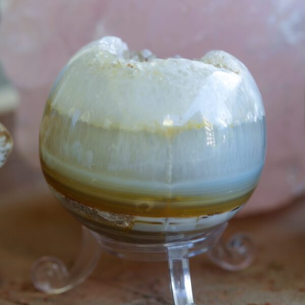 Sfera di Agata con Druse (diverse varianti di druse)✨ - immagine 22