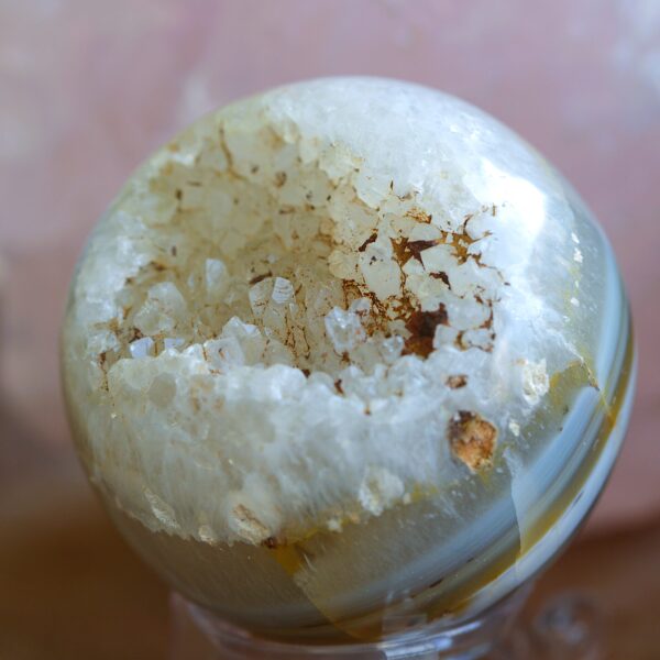 Sfera di Agata con Druse (diverse varianti di druse)✨ - immagine 23
