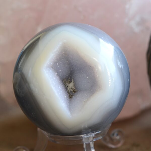 Sfera di Agata con Druse (diverse varianti di druse)✨ - immagine 26