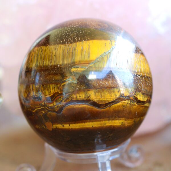 Tiger Eye Sphere - Strength and Determination🔥 - Image 2