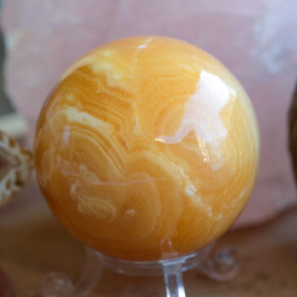 Sfera di Calcite (diverse varianti)🧡 - immagine 8
