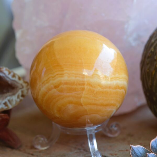 Sfera di Calcite (diverse varianti)🧡 - immagine 9