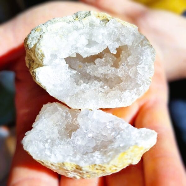 Geode di Cristallo di Rocca – Scrigno di Luce Naturale ✨