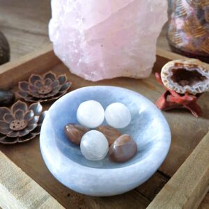 🌙✨ Duo Lunare: Pietra di Luna e Selenite