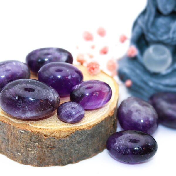Tumbled amethyst - grade A (dark)💜✨