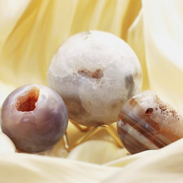 Sfera di Agata con Druse (diverse varianti di druse)✨ - immagine 2