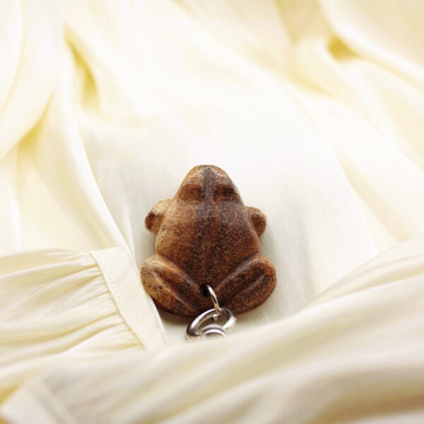 Natural Stone Frog Keychain🐸(variants)