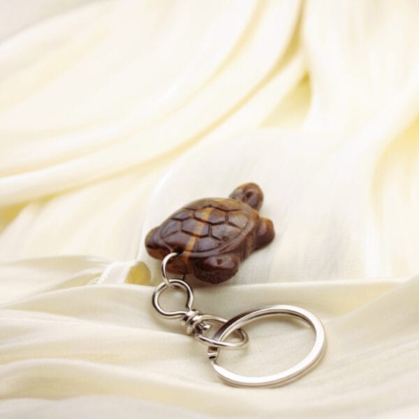 Tortoise Keychain🐢in Natural Stone (variants) - Image 6
