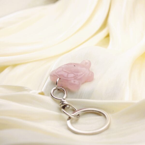 Tortoise Keychain🐢in Natural Stone (variants) - Image 7
