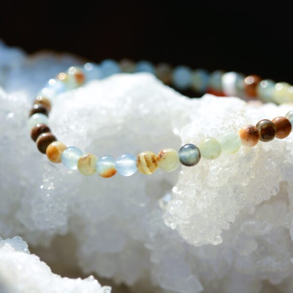 Bracciale in perline di cristallo (4 mm diametro) - diverse varianti🌿❤️‍🔥 - immagine 26