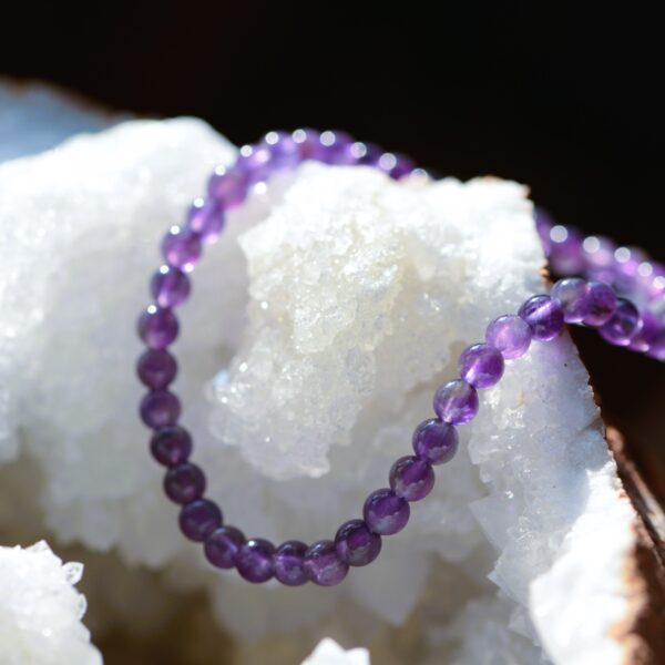 Bracciale in perline di cristallo (4 mm diametro) - diverse varianti🌿❤️‍🔥 - immagine 22
