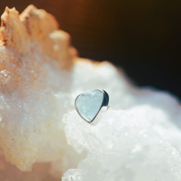Orecchino a Cuore di Cristallo- diverse varianti ❣️Argento 925 - immagine 5