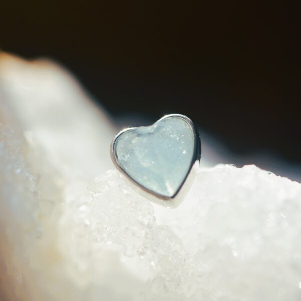 Orecchino a Cuore di Cristallo- diverse varianti ❣️Argento 925 - immagine 4