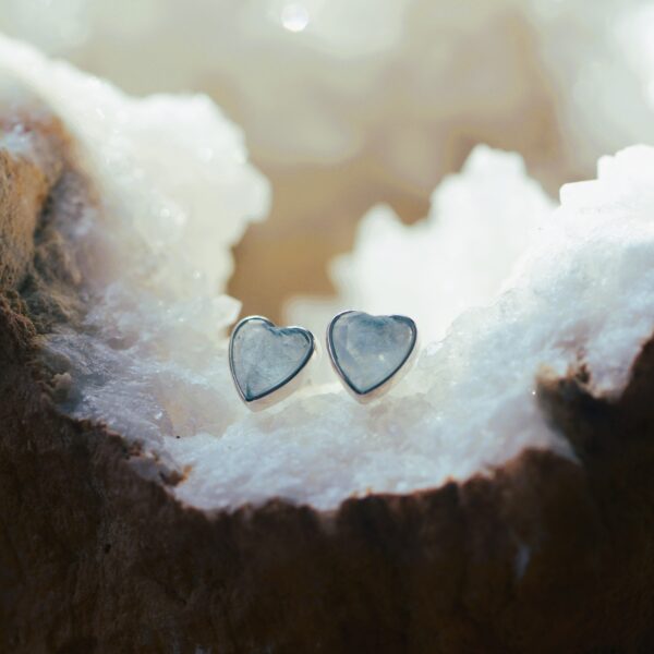 Orecchino a Cuore di Cristallo- diverse varianti ❣️Argento 925 - immagine 3