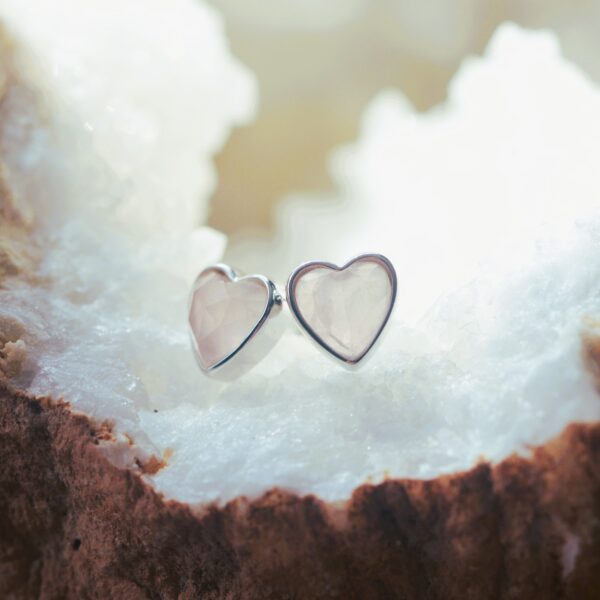 Orecchino a Cuore di Cristallo- diverse varianti ❣️Argento 925 - immagine 8