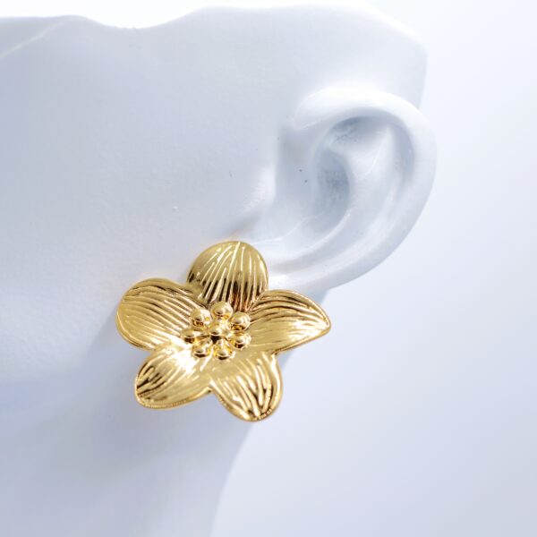 Earrings with Flower🌸(also gold version) - Image 4