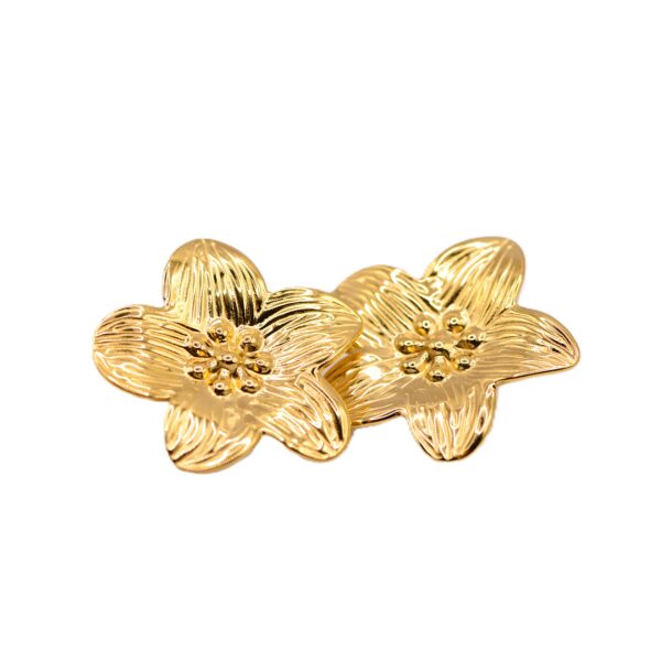 Earrings with Flower🌸(also gold version) - Image 3