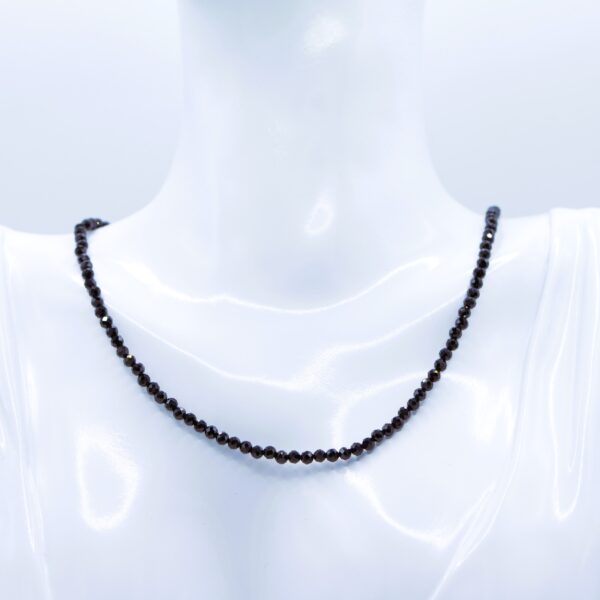 Black Spinello necklace and/or bracelet🖤✨ 925 silver gilt