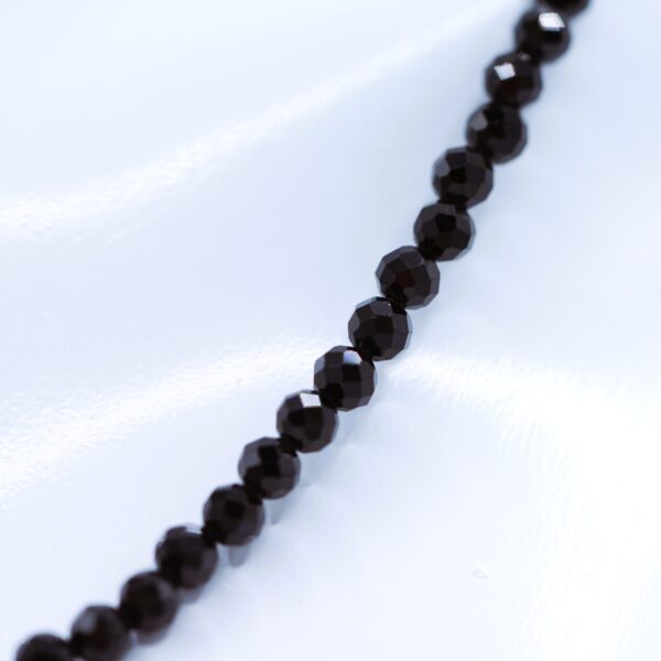 Black Spinello necklace and/or bracelet🖤✨ 925 silver gilt - Image 3