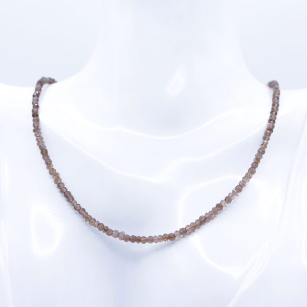Collana di Quarzo Fumè✨Argento 925