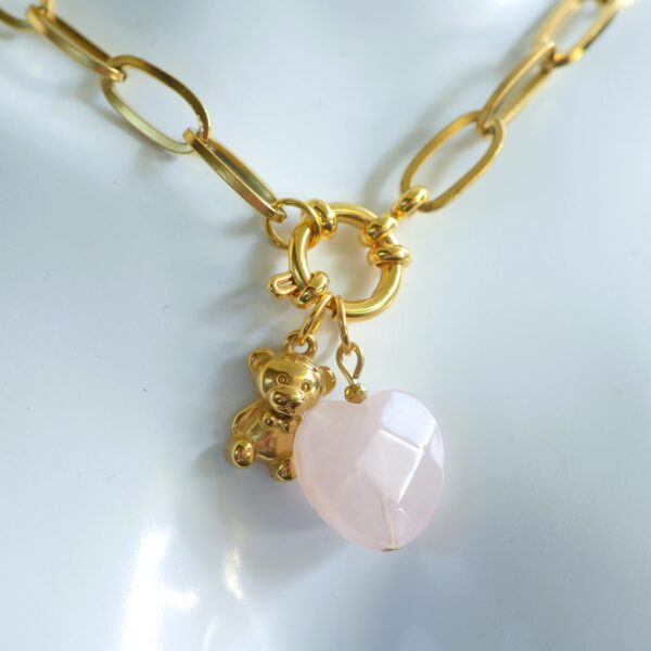 Anastasia✨in Rose Quartz or Agate Necklace - Image 8