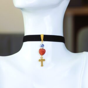 Choker con cuore di Corniola🧡Fede e Fuoco