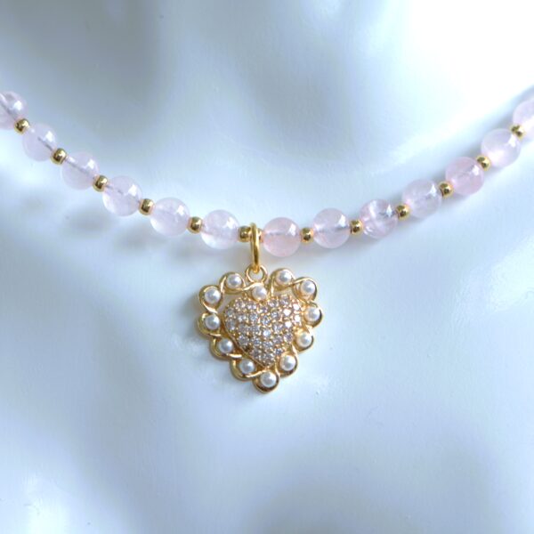 Collana Aurora✨in Quarzo Rosa - immagine 4
