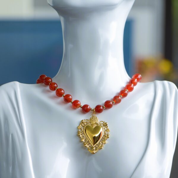Collier Anna👑in Corniola - immagine 3