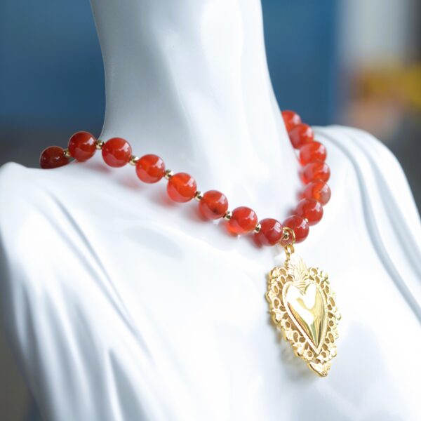Collier Anna👑in Corniola - immagine 4