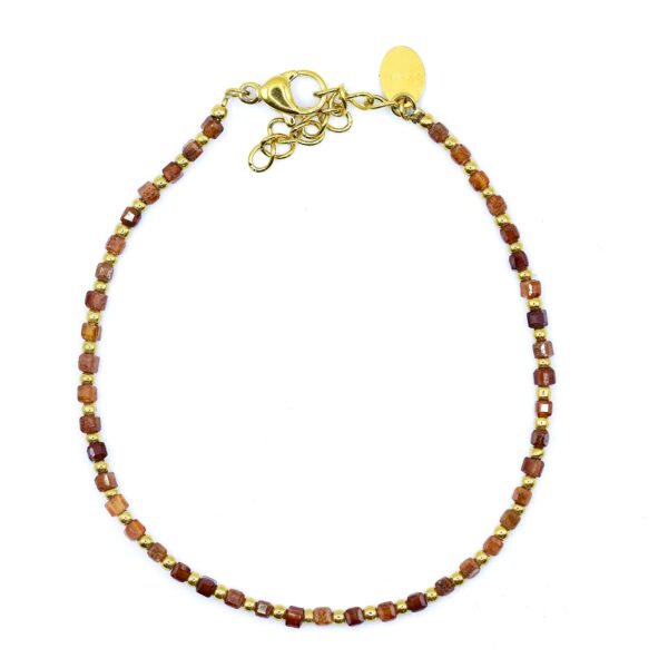 Bracciale Amélie (Corniola/Agata verde/Sodalite) - immagine 8