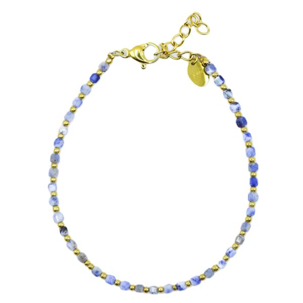 Bracciale Amélie (Corniola/Agata verde/Sodalite) - immagine 2