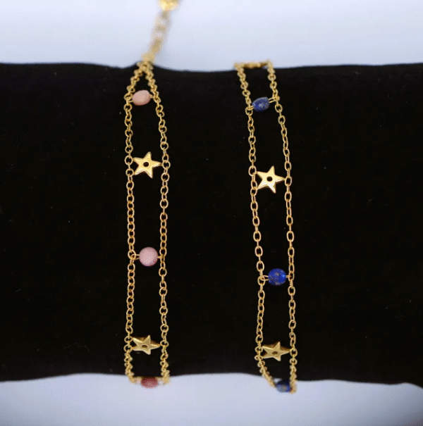 Bracciale Astro (lapislazzuli o rodonite)