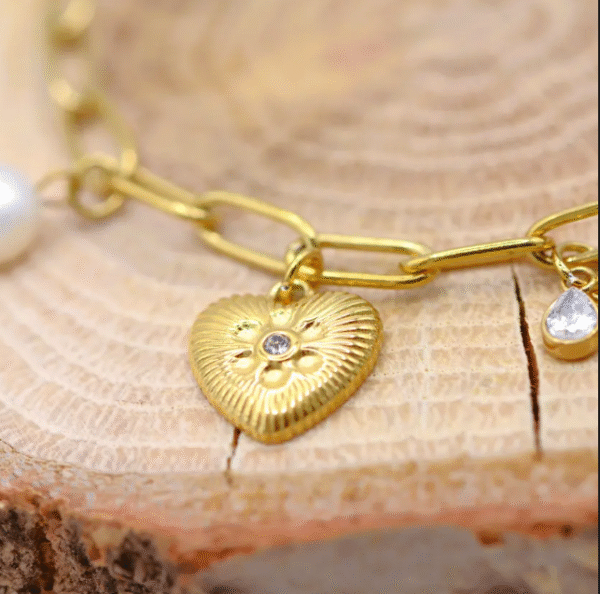 Bracciale Perle e Cuori - immagine 3