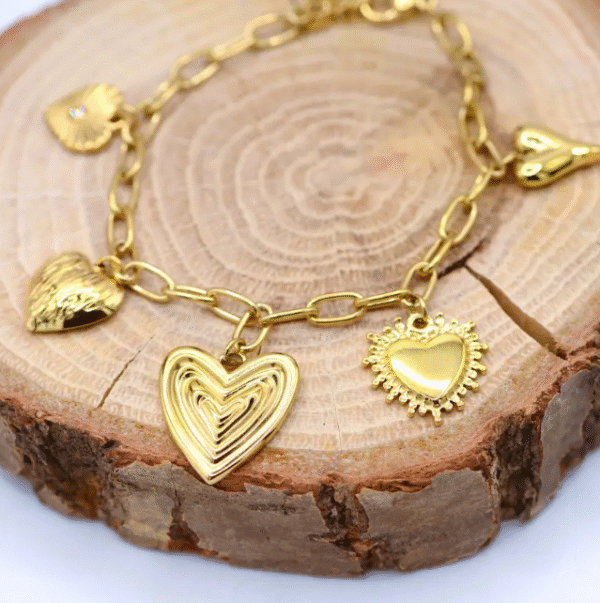 Sacred Hearts Charms Bracelet - Image 2