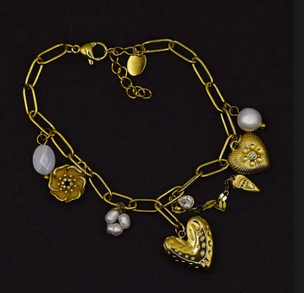 Bracciale Perle e Cuori