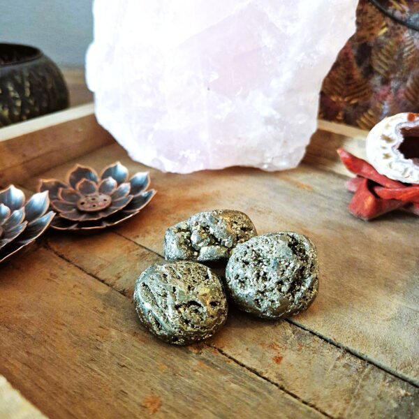 Tumbled pyrite🌿 - Image 2